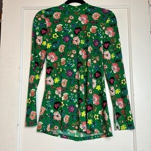 Top shop floral tunic top/ blouse